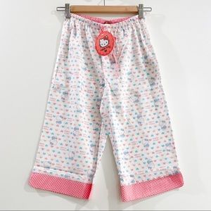 NWT Hello Kitty pajama crop pants